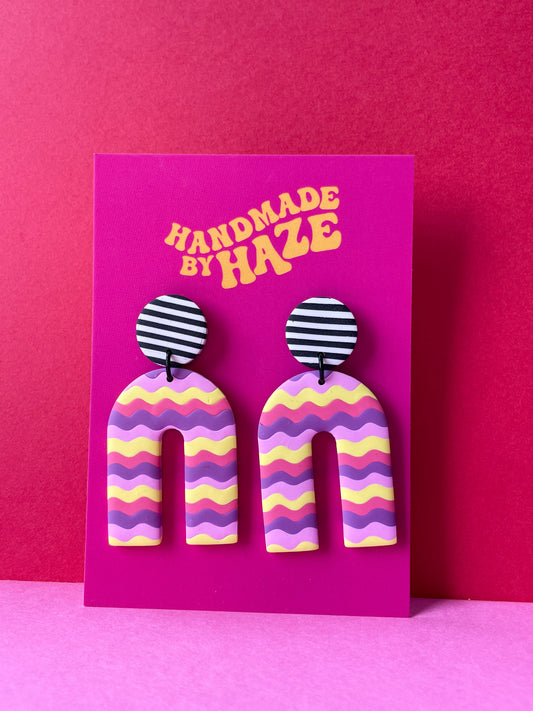 Heatwave Arches - Lilac and Stripe