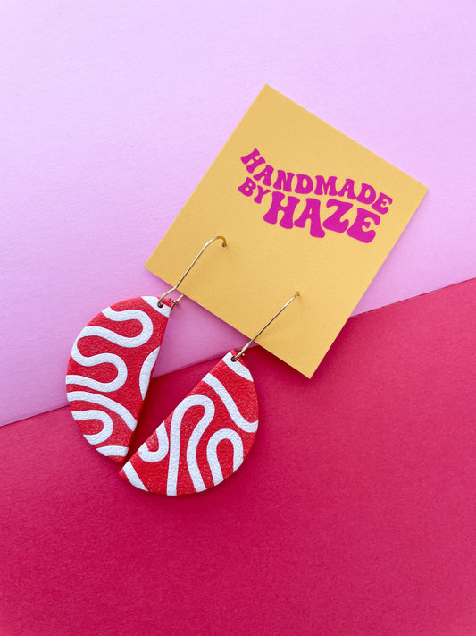 Isobar Half Moons - Red